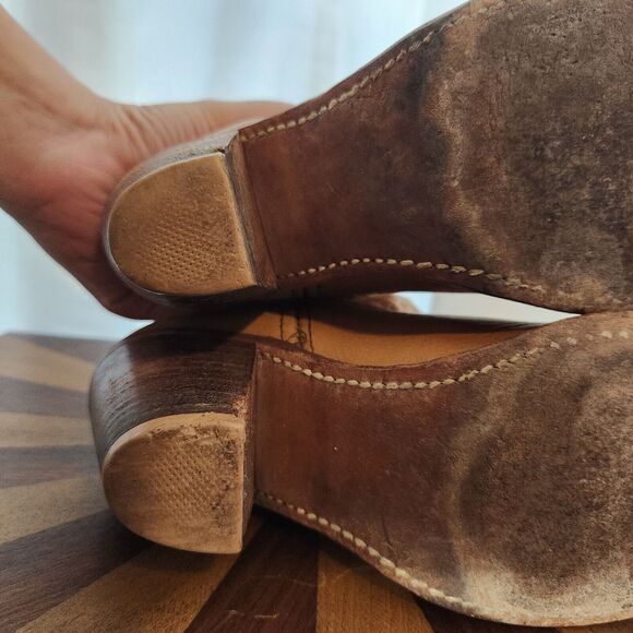 Vintage Frye Tan Leather Western Boots - Picture 13 of 15